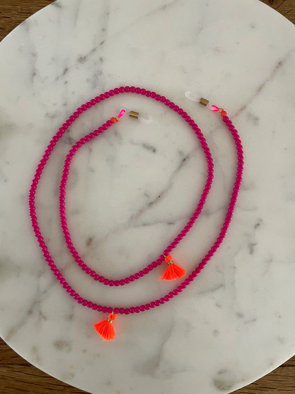 Brillenkette Pink