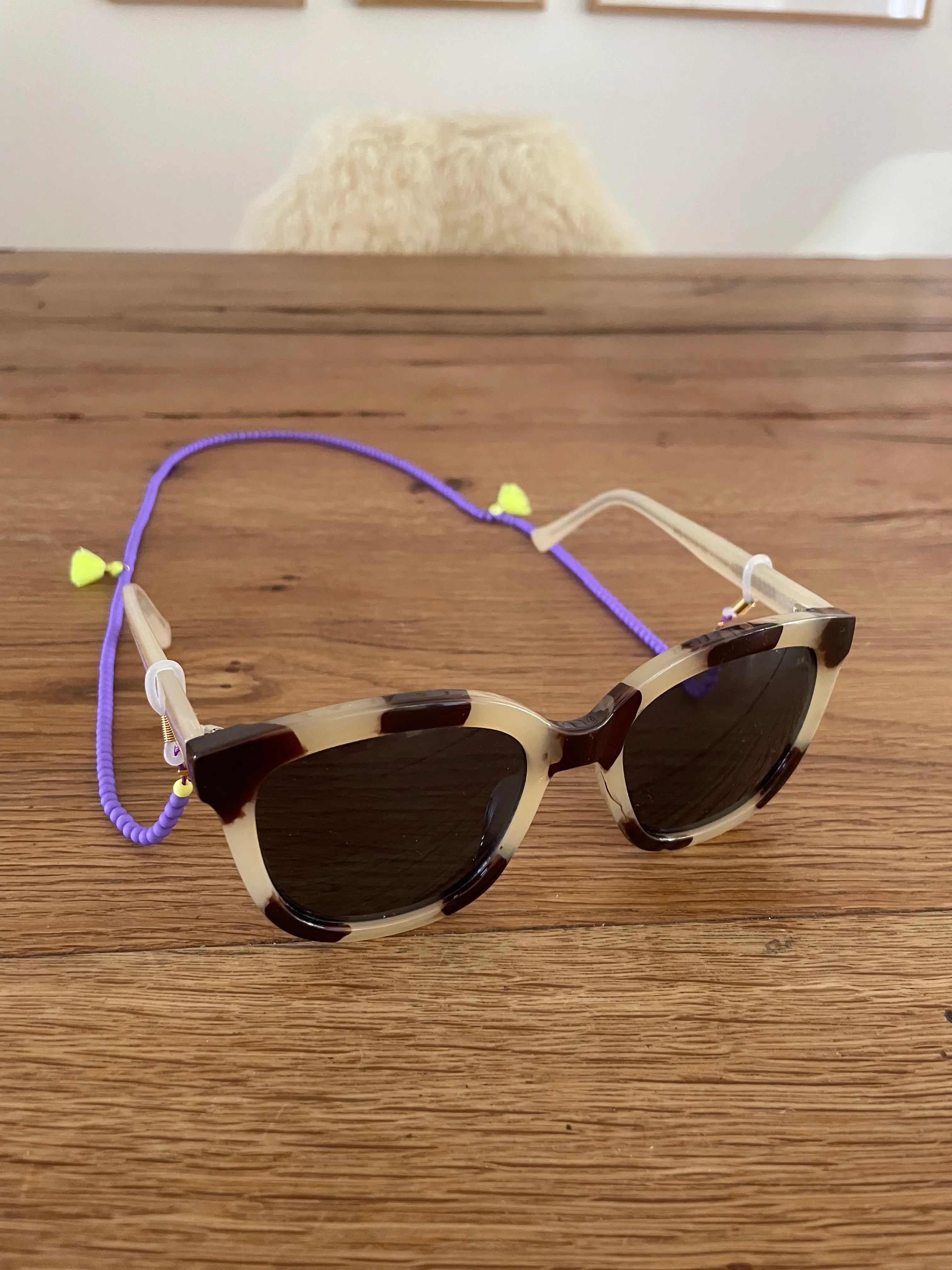 Brillenkette Lila