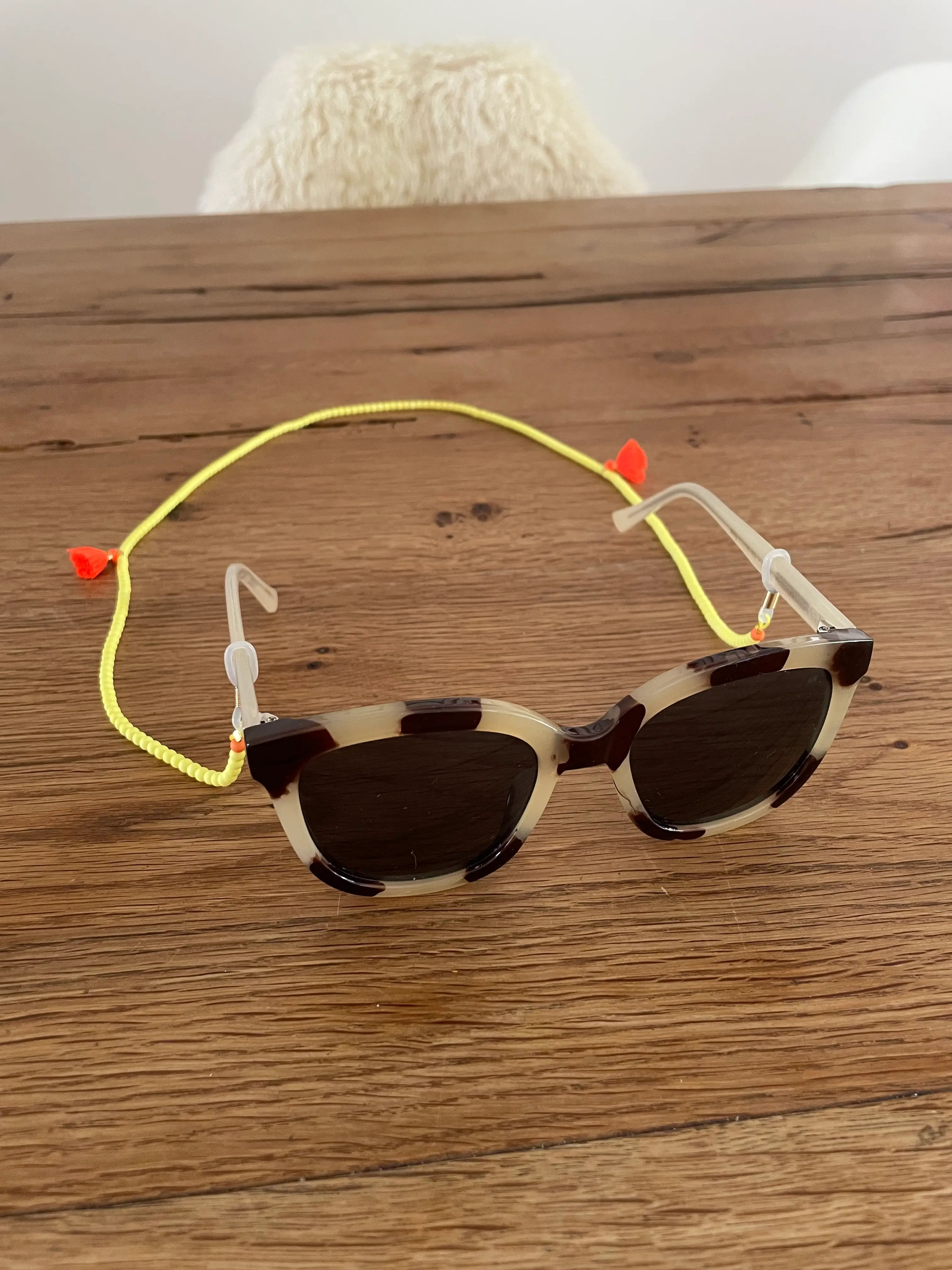 Brillenkette Zitronengelb
