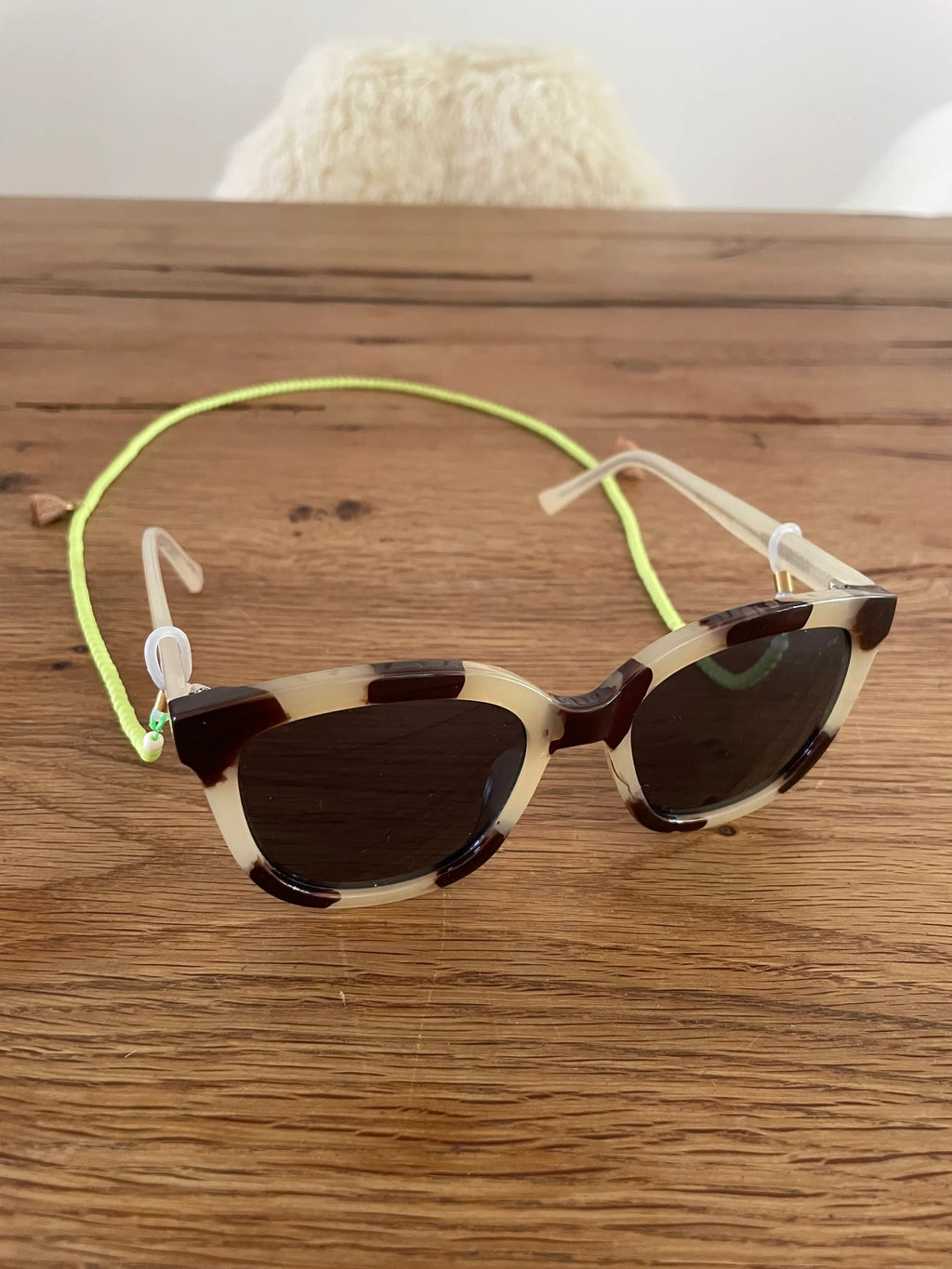 Brillenkette Limette